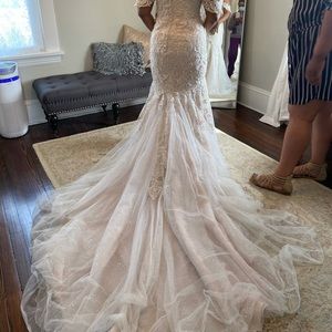 Wedding dress that needs a few alterations